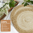 Kit 6 Sousplats Redondos 30cm em Rattan