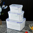 Kit Potes Organizadores para Geladeira
