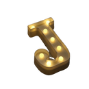 Luminária LED Letras e Números