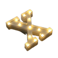 Luminária LED Letras e Números