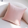 Capa de Almofada Rosa e Branca 45x45 cm