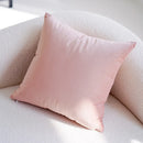 Capa de Almofada Rosa e Branca 45x45 cm