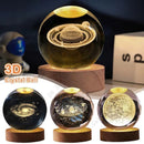 Luminária LED Bola de Cristal 3D