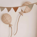 Balão Decorativo de Parede em Bambu e Rattan