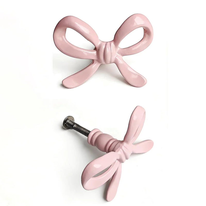 Puxador Laço Rosa