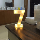 Luminária LED Letras e Números