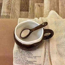 Caneca Coco em Cerâmica com Colher