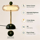 Luminária de Mesa Mid-Century em Vidro