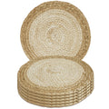 Kit 6 Sousplats Redondos 30cm em Rattan