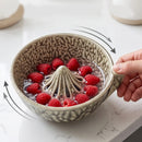 Bowl Giratório para Lavar Frutas em Cerâmica