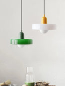 Lustre Pendente de Vidro Estilo Bauhaus Nórdico