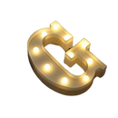 Luminária LED Letras e Números