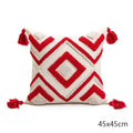 Capa de Almofada Boho Bordada