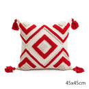 Capa de Almofada Boho Bordada