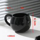 Caneca Gato em Cerâmica 380 ml