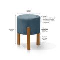 Puff Thor Decorativo Redondo