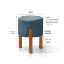 Puff Thor Decorativo Redondo