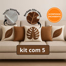 Kit Almofadas Terracota Luxo