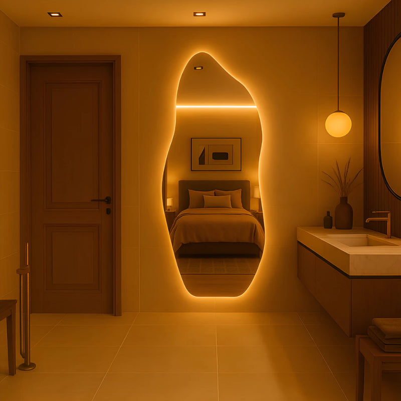 Espelho Orgânico Flame com LED