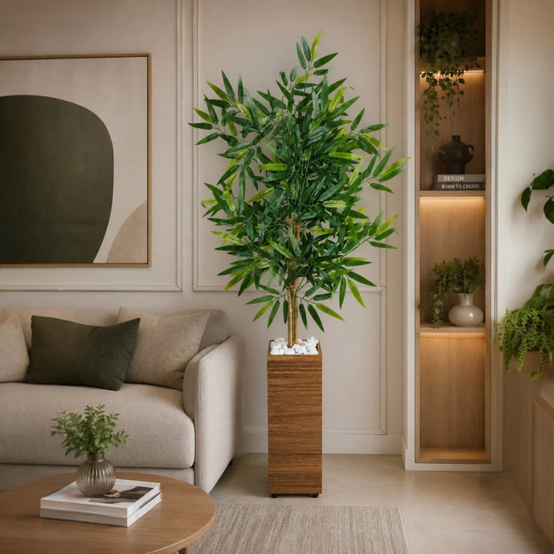 Planta Artificial Bambu Mossô da Sorte