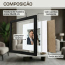 Kit 6 Quadros Decorativos 23x23cm