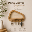 Porta-Chaves Orgânico com Prateleira