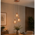 Lustre Pendente Diamante Triplo