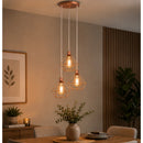 Lustre Pendente Diamante Triplo