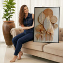 Quadro Decorativo com Moldura 90x60